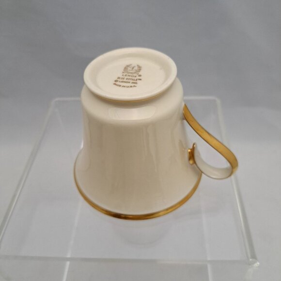 Lenox Blue Royale Ceramic Coffee Tea Cup Replacement Cream Gold Trim - Picture 8 of 9